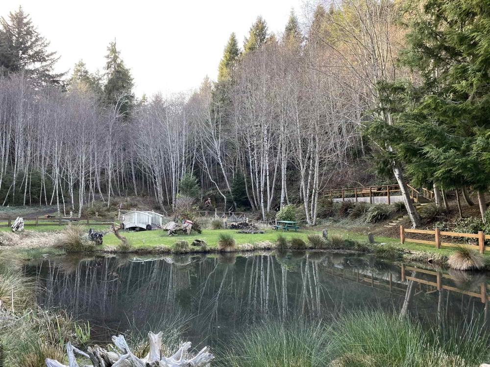 Lake at site Fisherman's Cove RV Park