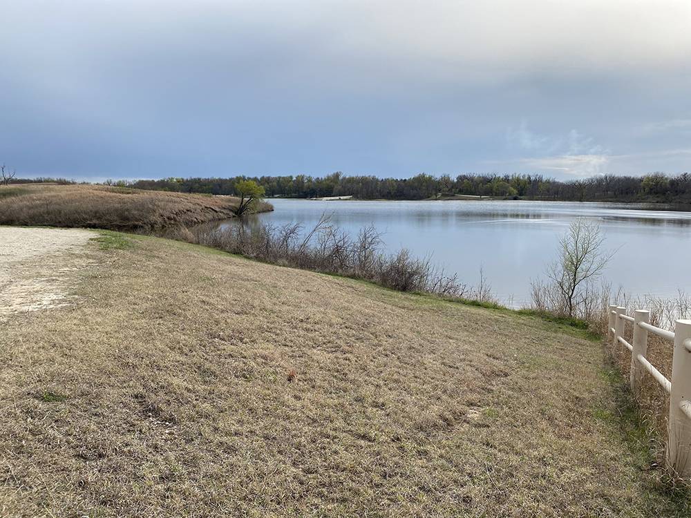 Small hills near water