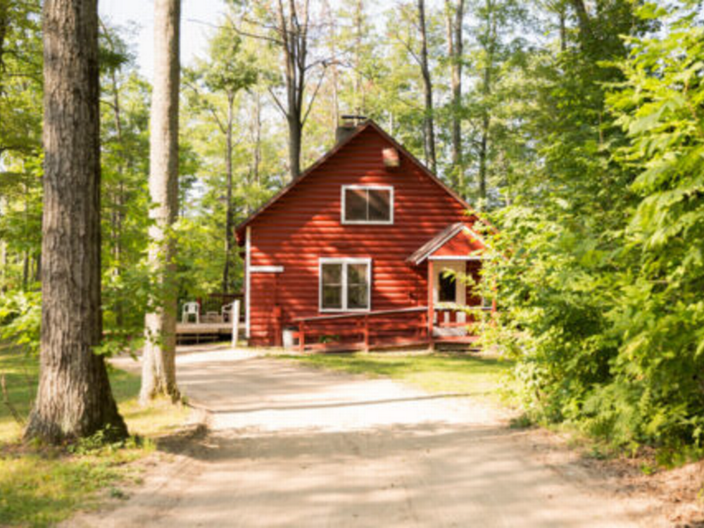 View of the rental at Camp Deer Trails