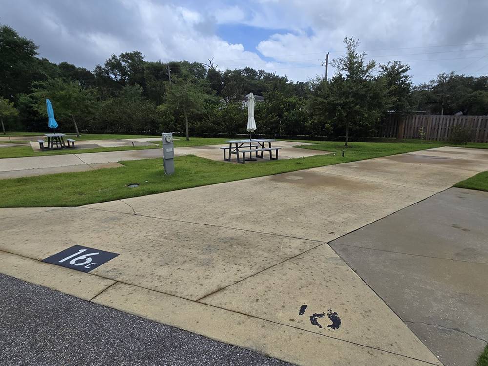 A paved site