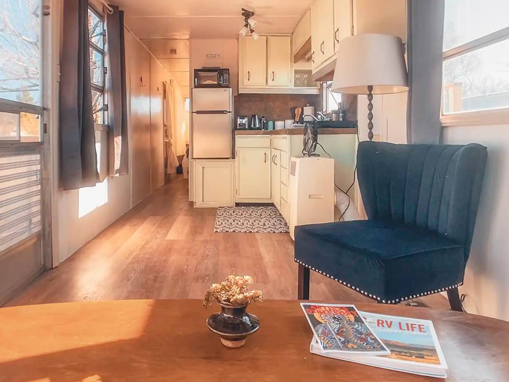Kitchen interior of RV