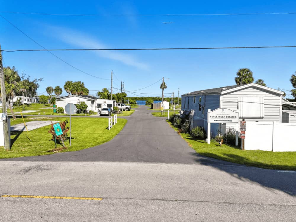 The entrance to the park