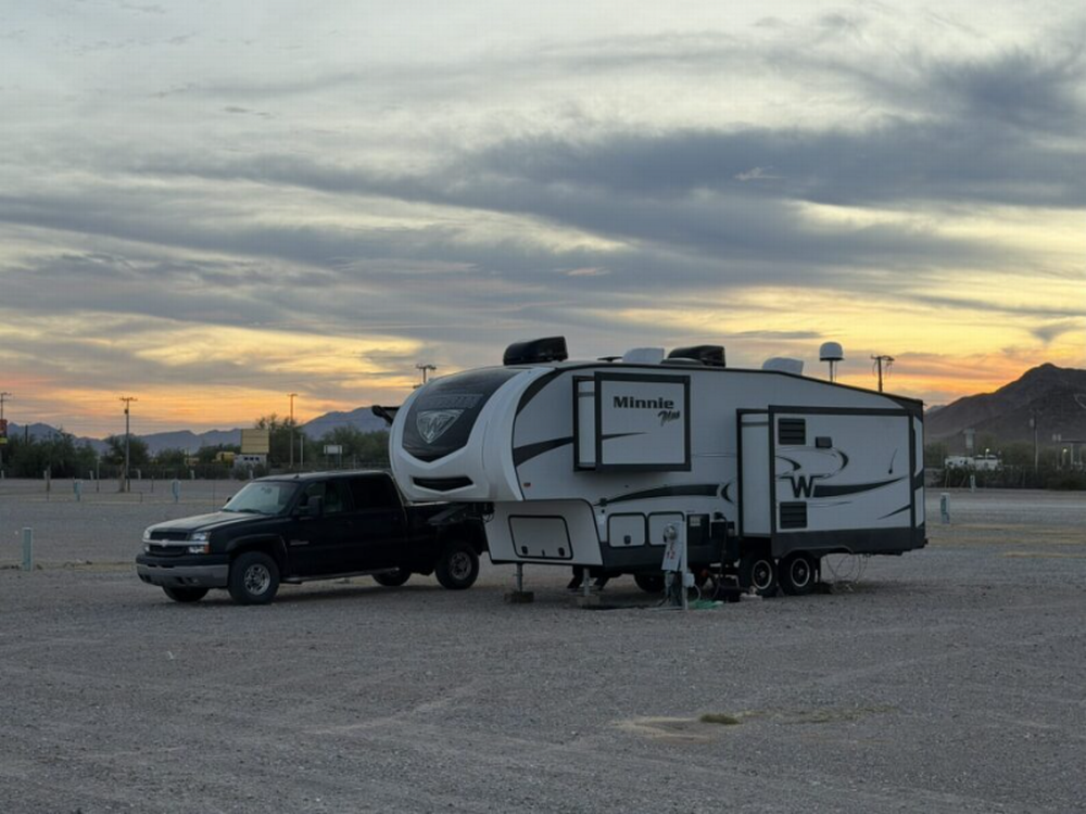 Gravel sites at Rice Ranch RV Park