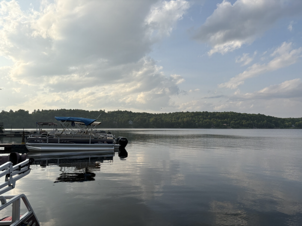 Waterfront sites at Back Bay Campground
