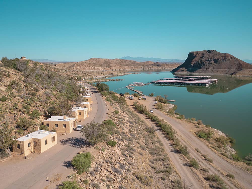 A view of the marina