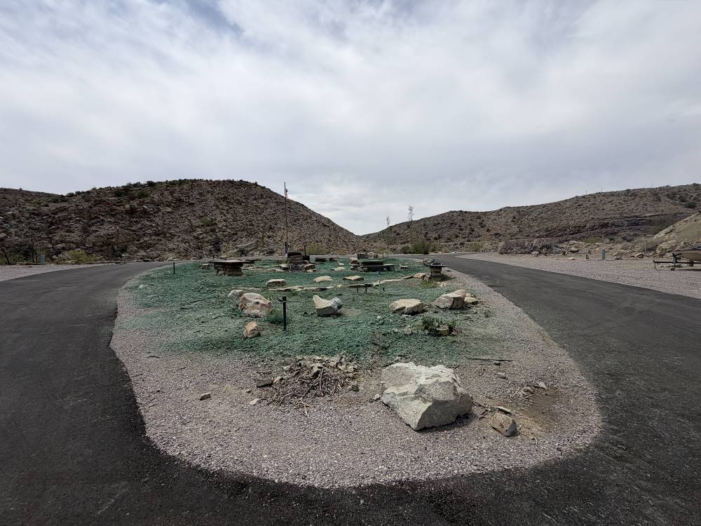 A paved road
