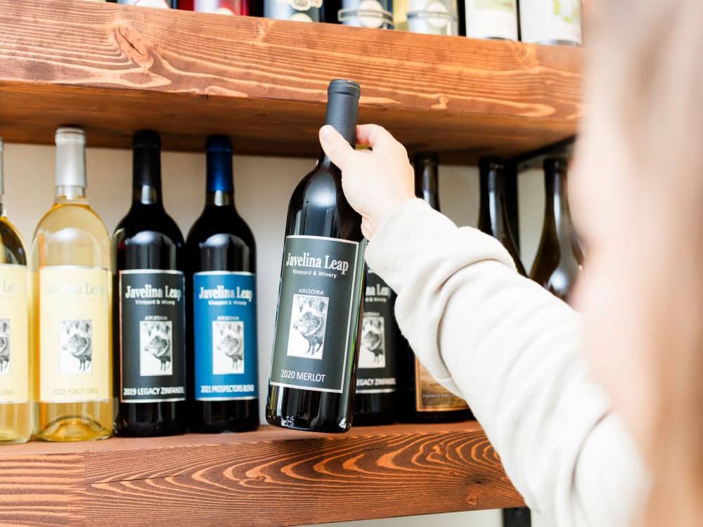 Different wines to choose from