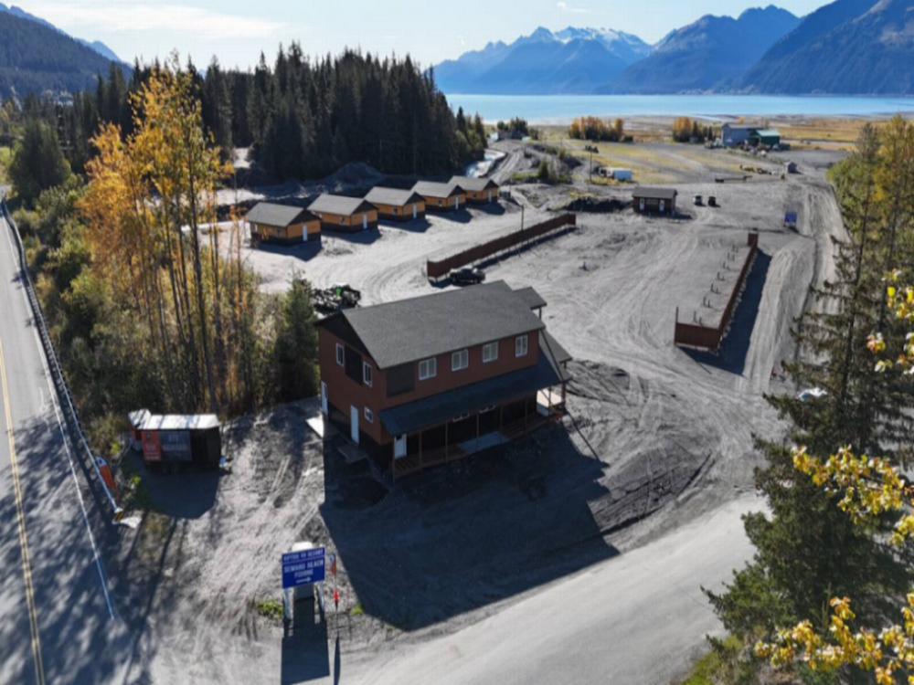 Aerial view of the park