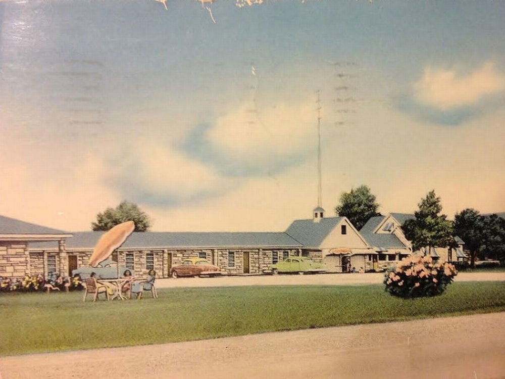 Vintage picture of the park