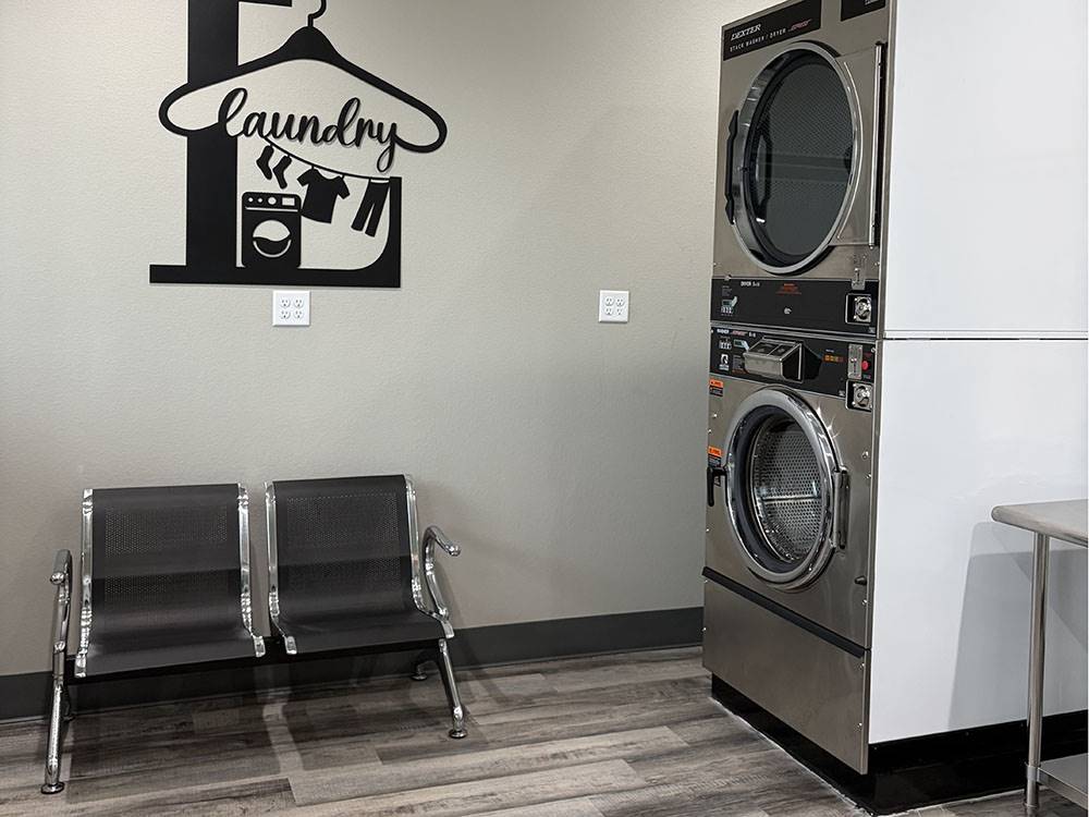 Seating in the laundry room