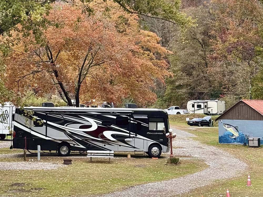 A large class A motorhome