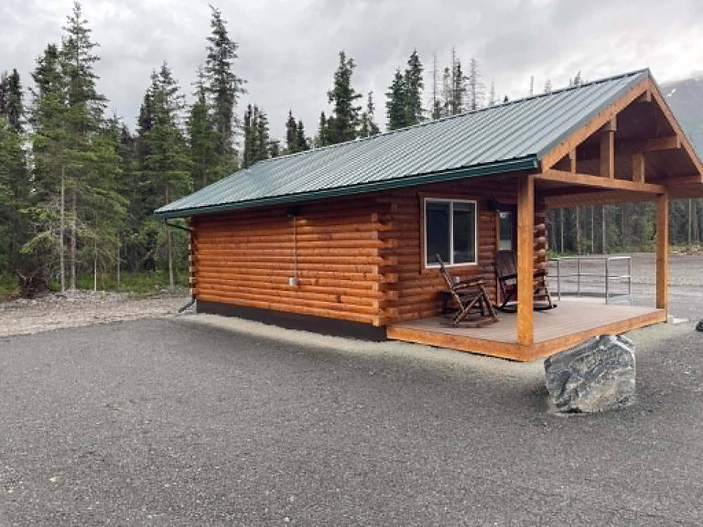 A log cabin rental