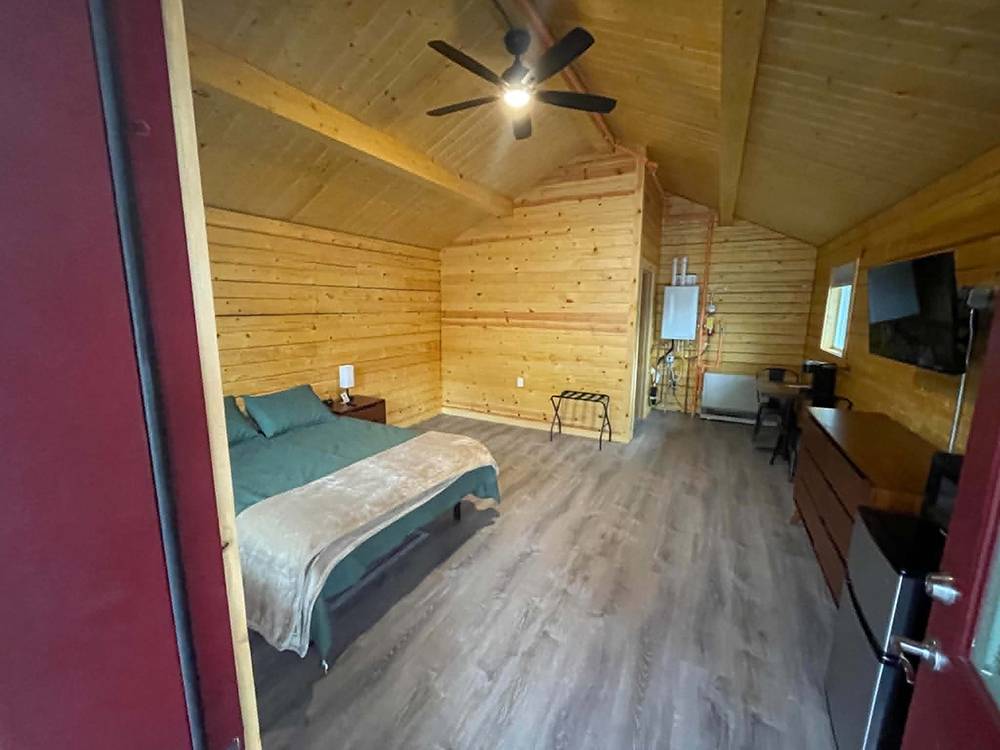 Inside of a cabin