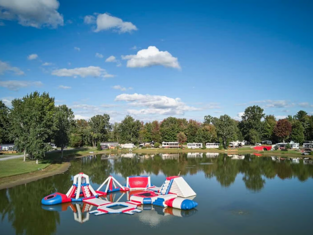 Inflatables in the water