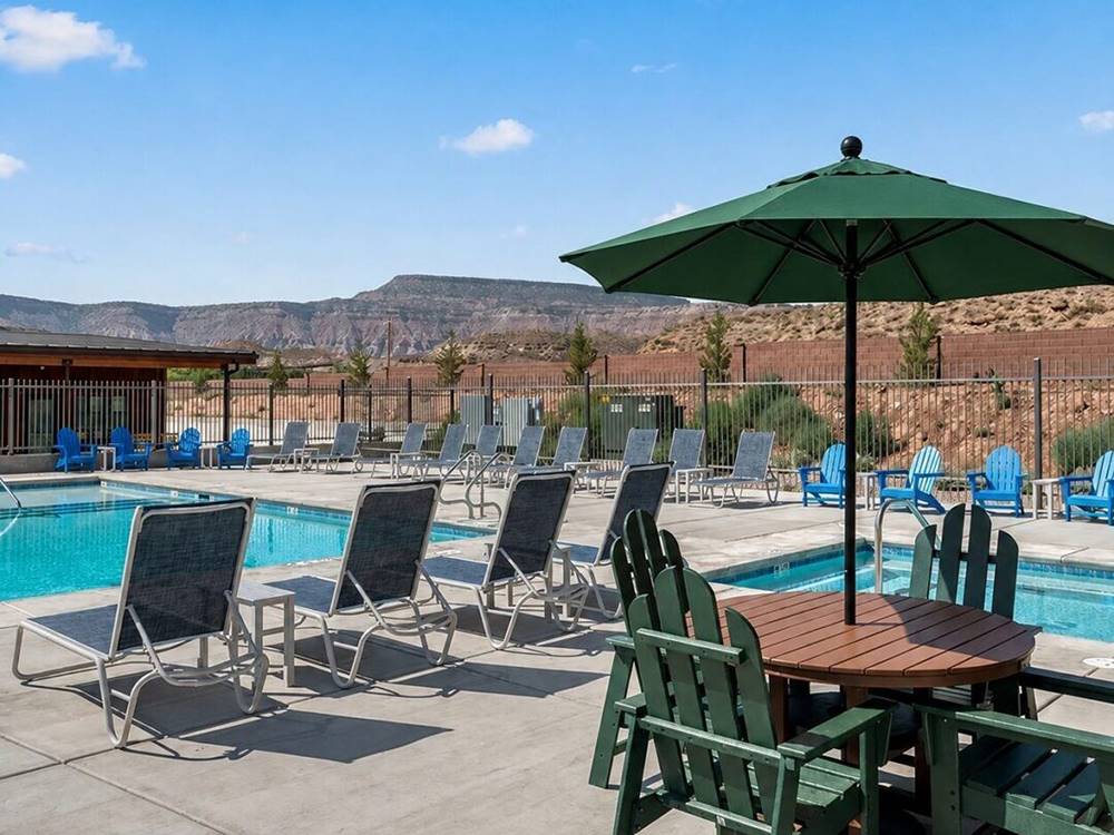 Chair near the pool