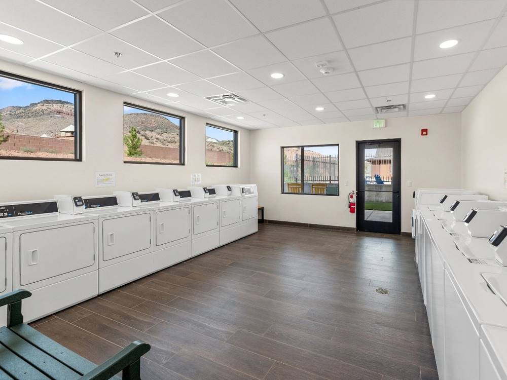 The laundry room