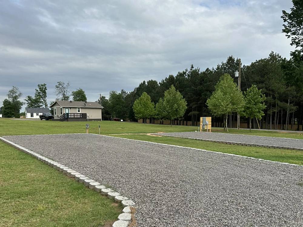 Large gravel RV sites