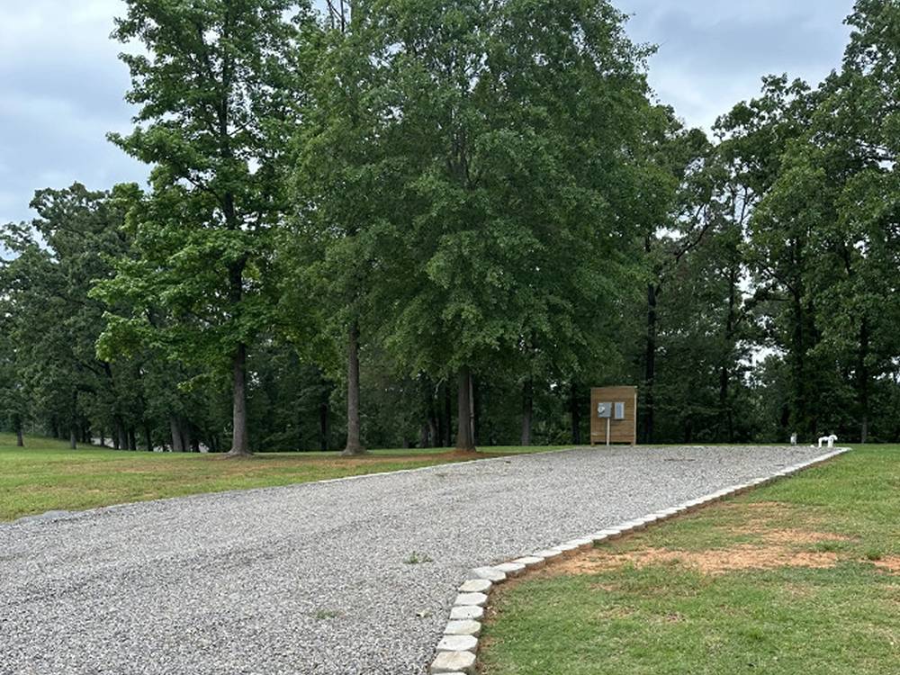 A long gravel site