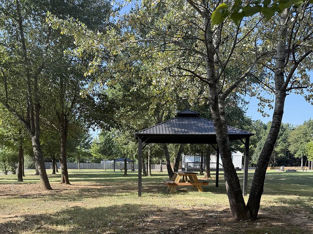 A covered sitting area