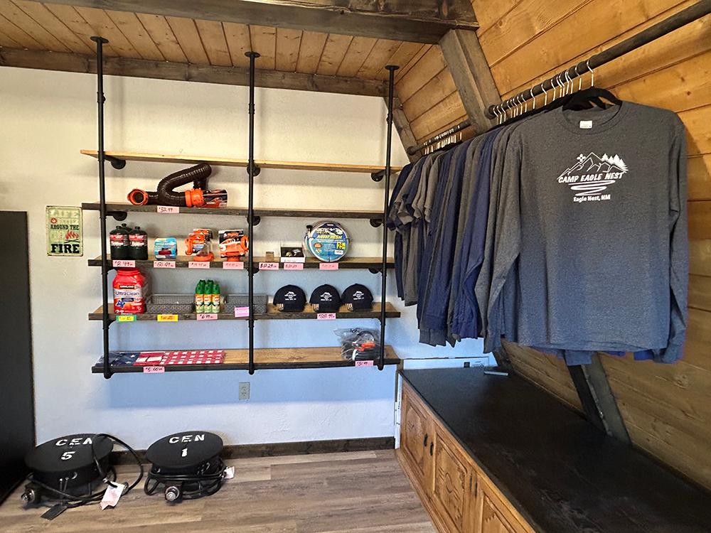 Items for sale in the store