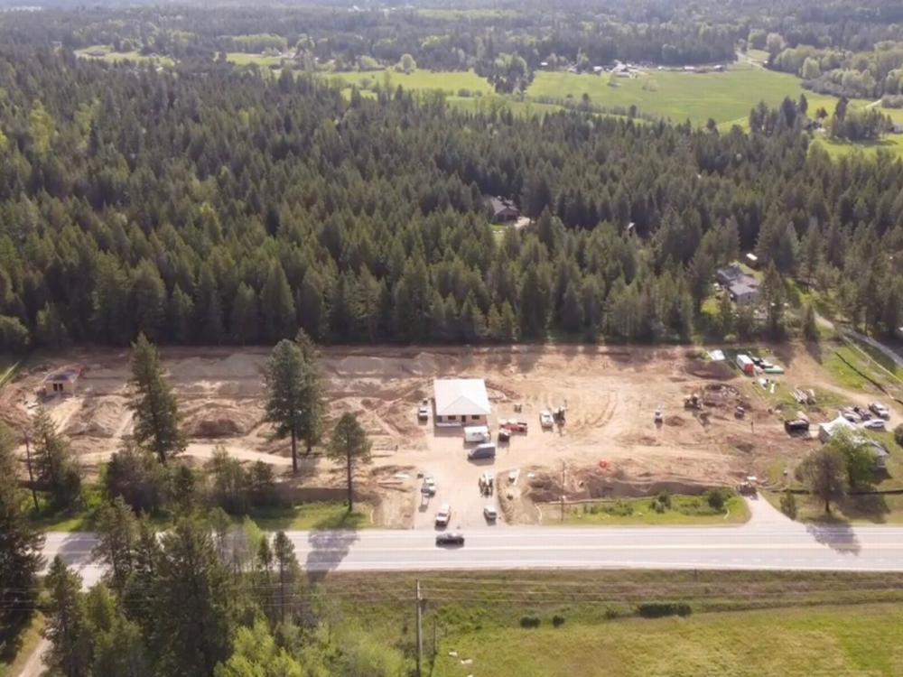 An aerial view of the park