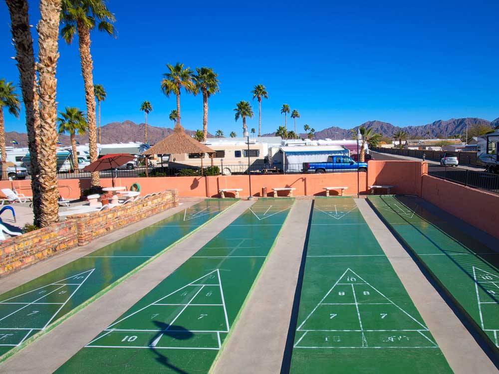 Shuffleboard courts at ENCORE FOOTHILL VILLAGE
