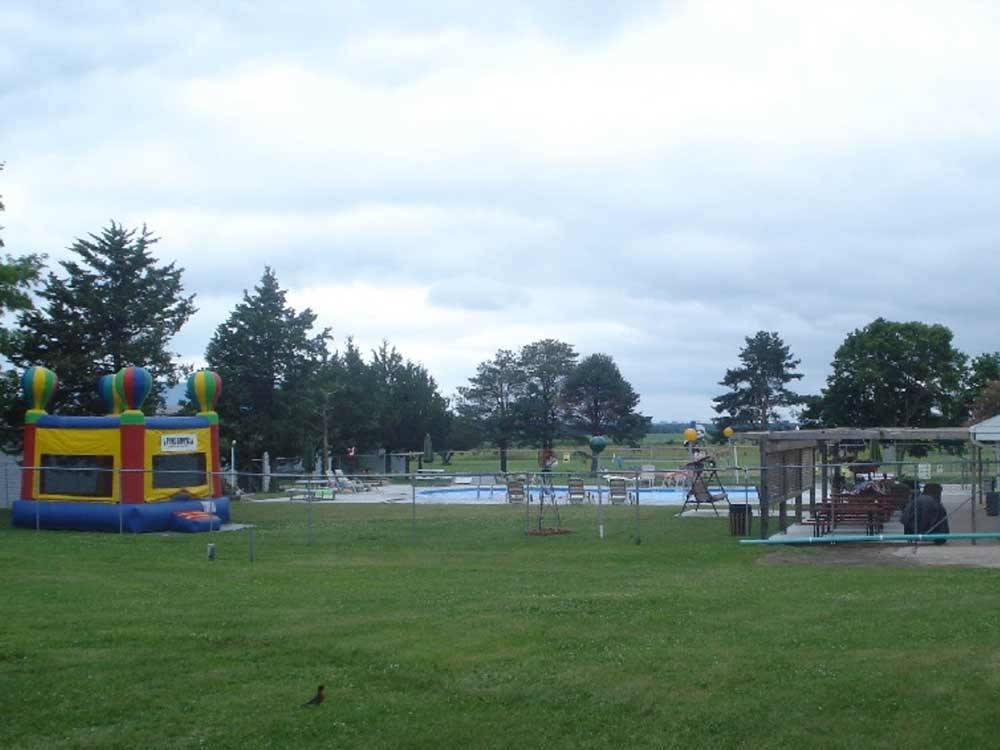 Swimming pool at campground at PINE GROVE RV PARK