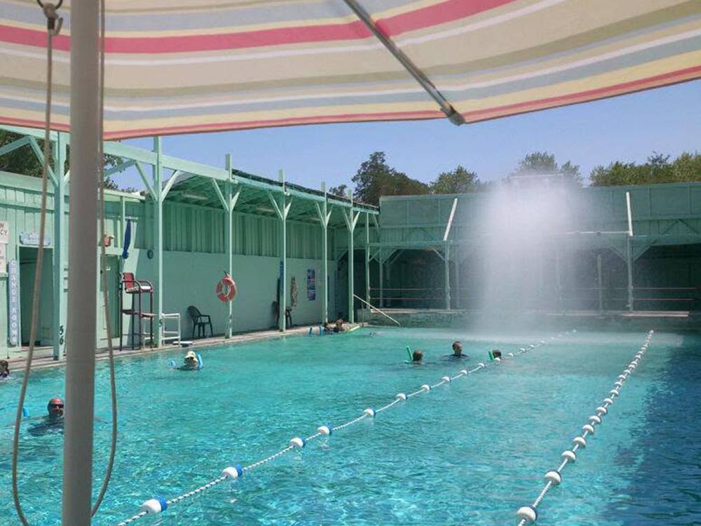 Outside pool