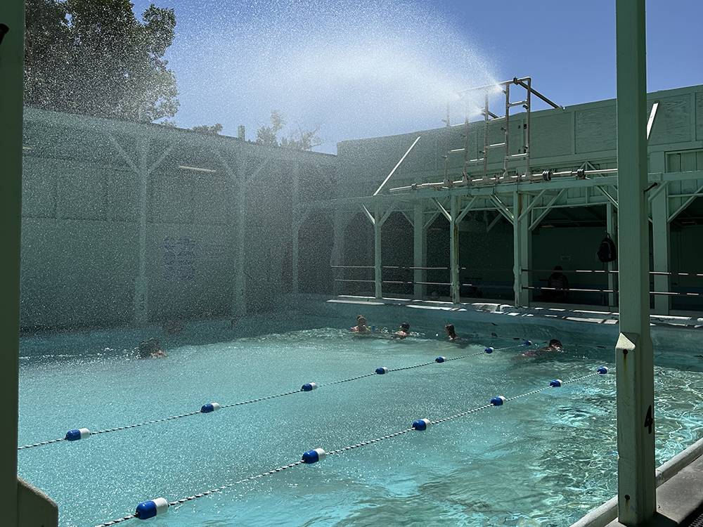 Lane swimming pool
