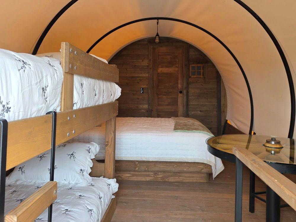 Inside the Covered wagon