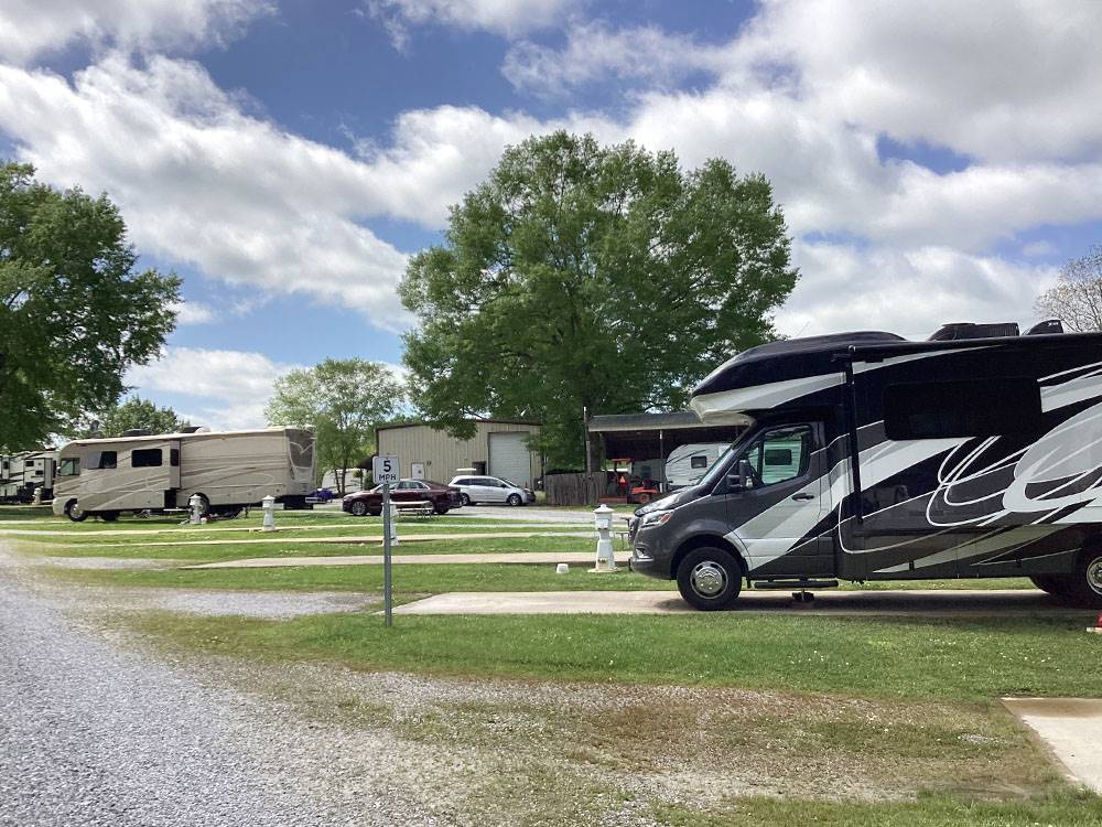 View of the RV lot