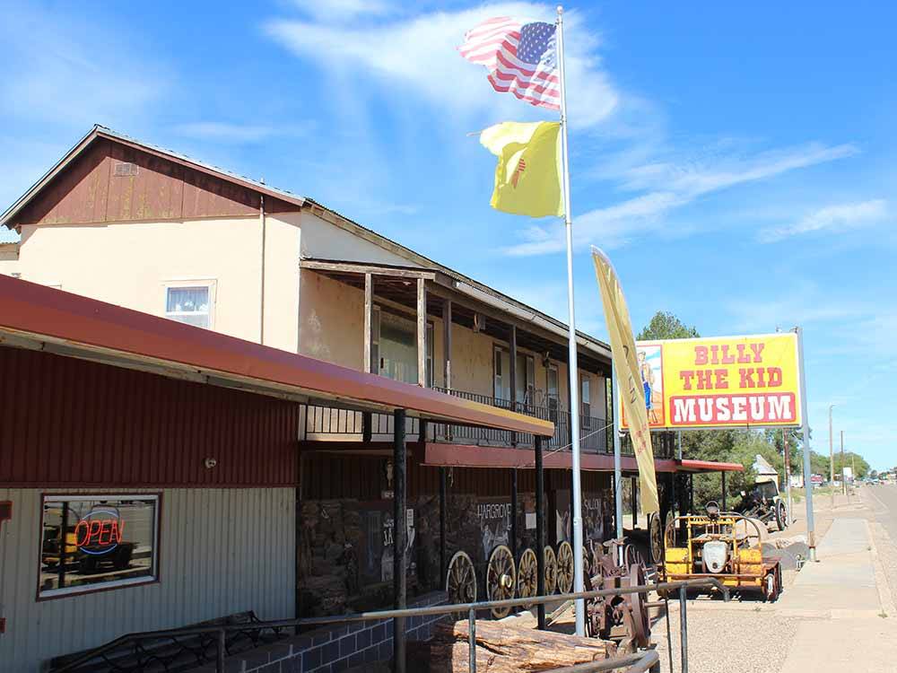 The front of the museum at BILLY THE KID MUSEUM