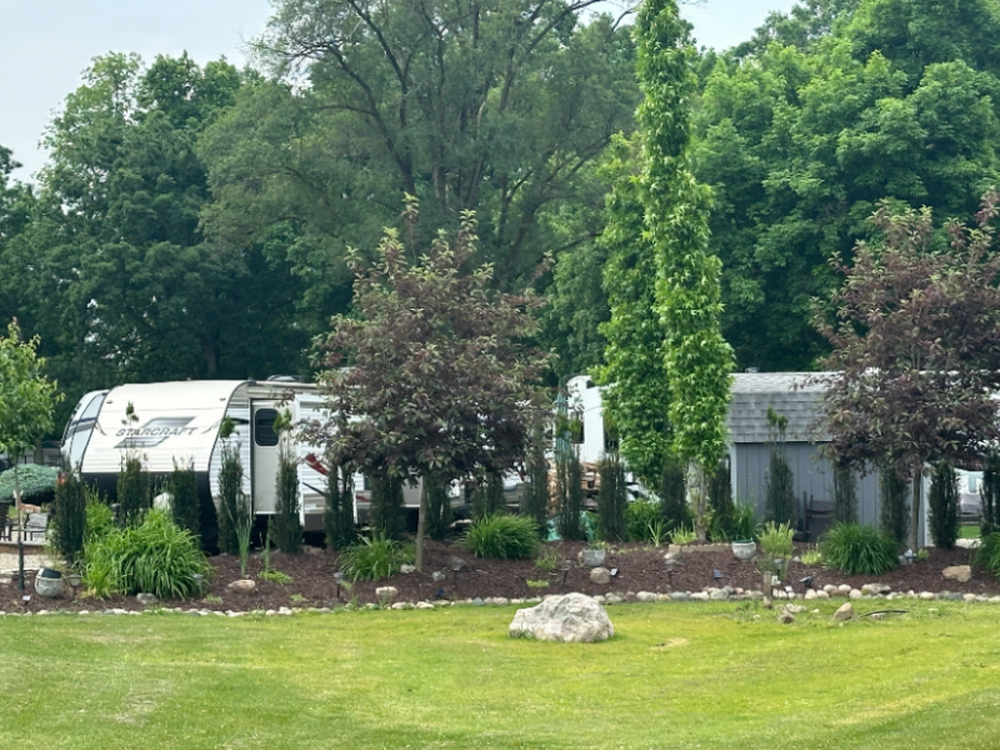 Tree boarder around sites