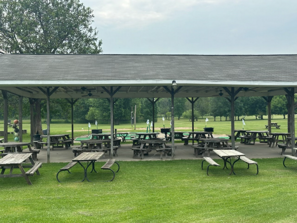 Picnic tables