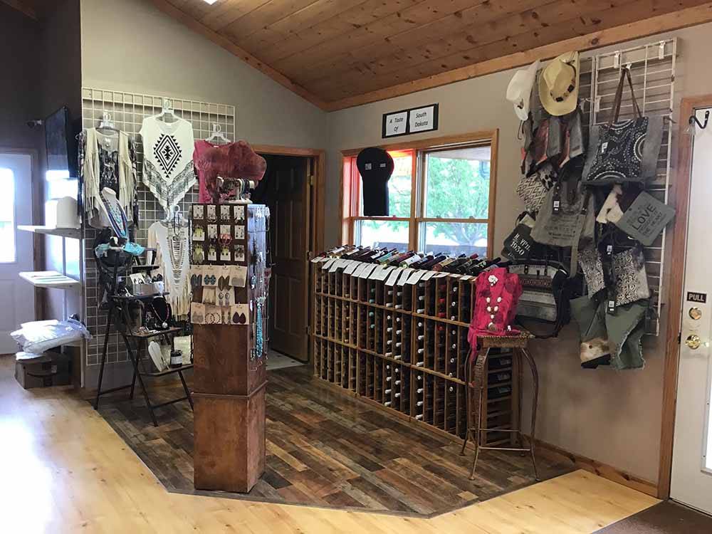Inside of the camp store at HEARTLAND RV PARK & CABINS