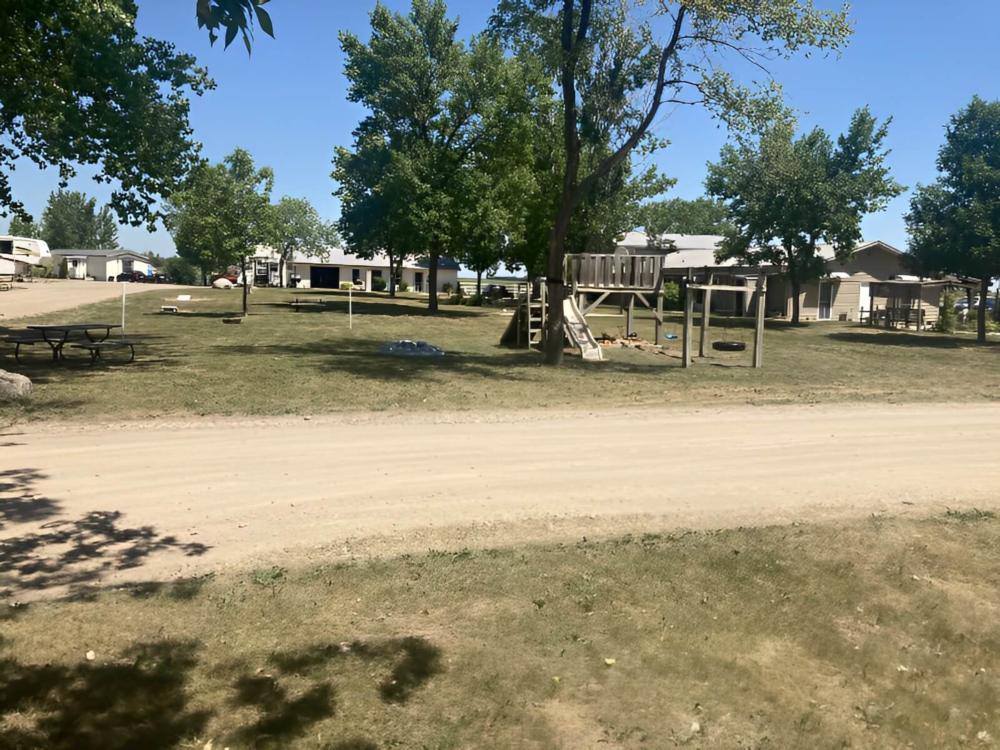 Play area at site Camp Dakotah