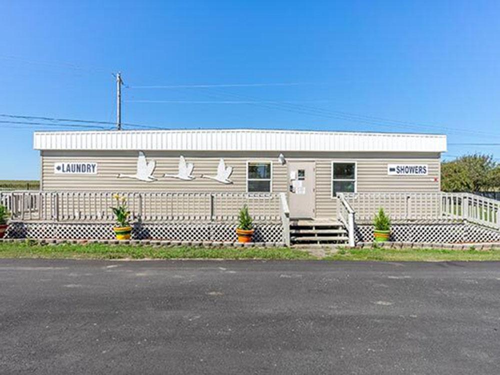 A view of the laundry and shower building at SWAN CREEK COMMUNITY (MHP)