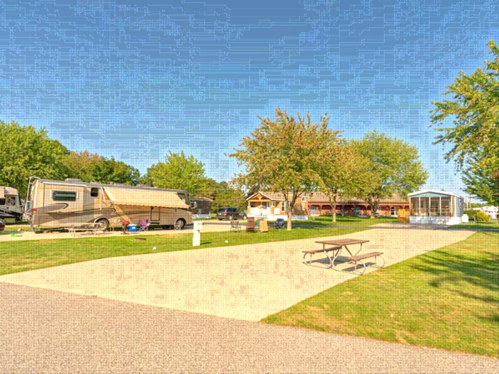 Open RV space with panic at 	Sun Retreats Silver Lake