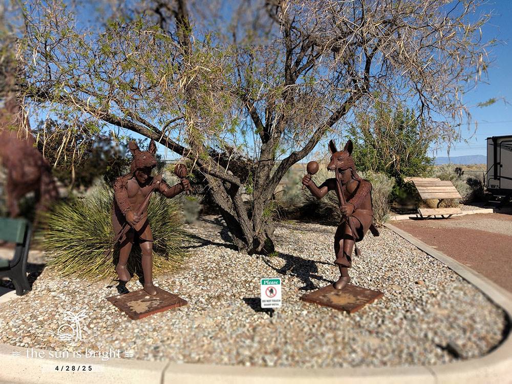 Another Native American sculpture