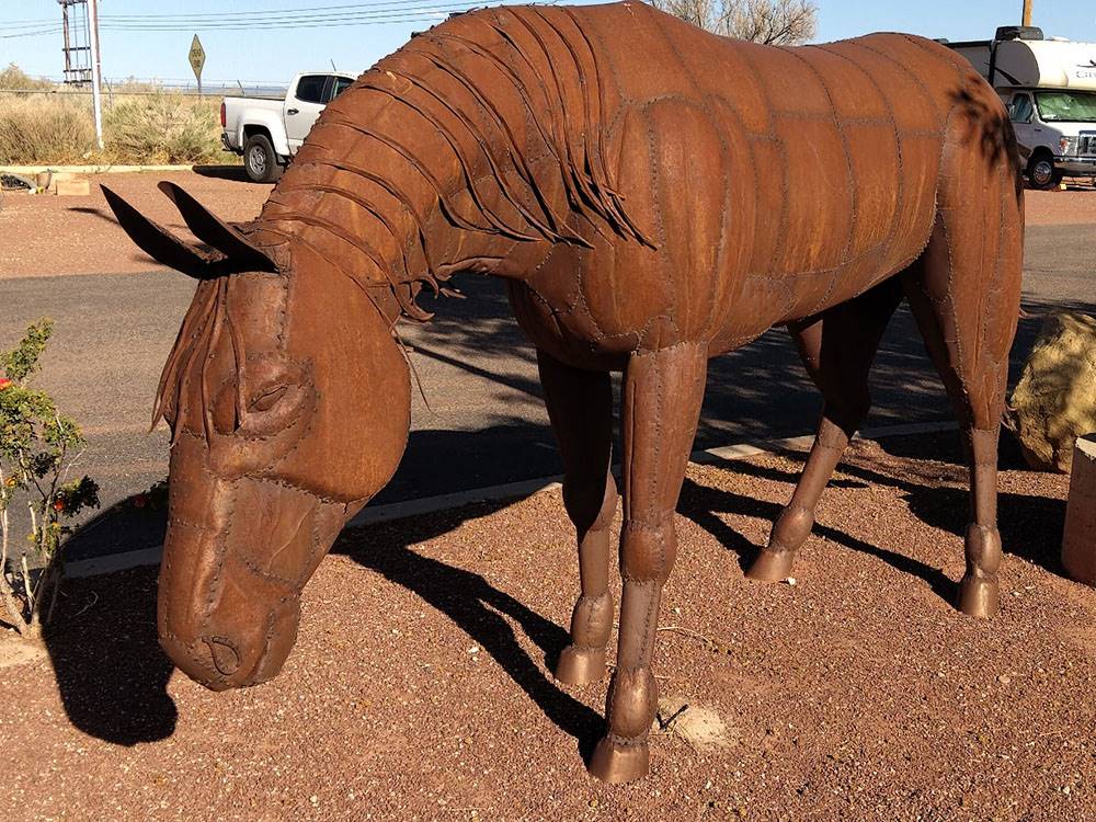 Another horse sculpture