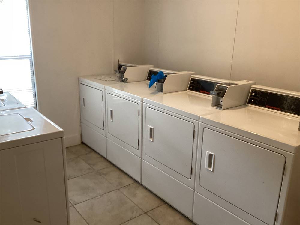 Washers and dryers in the laundry room