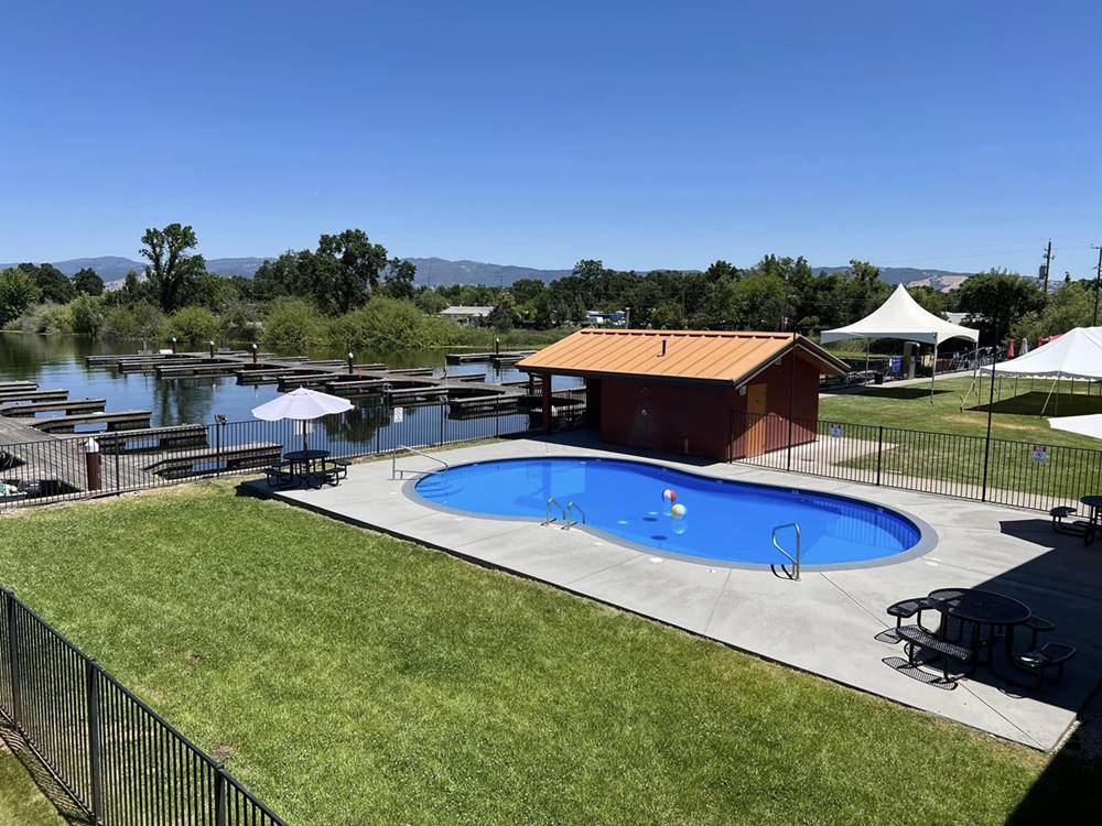 View of the casino hotel and marina at KONOCTI VISTA RV PARK