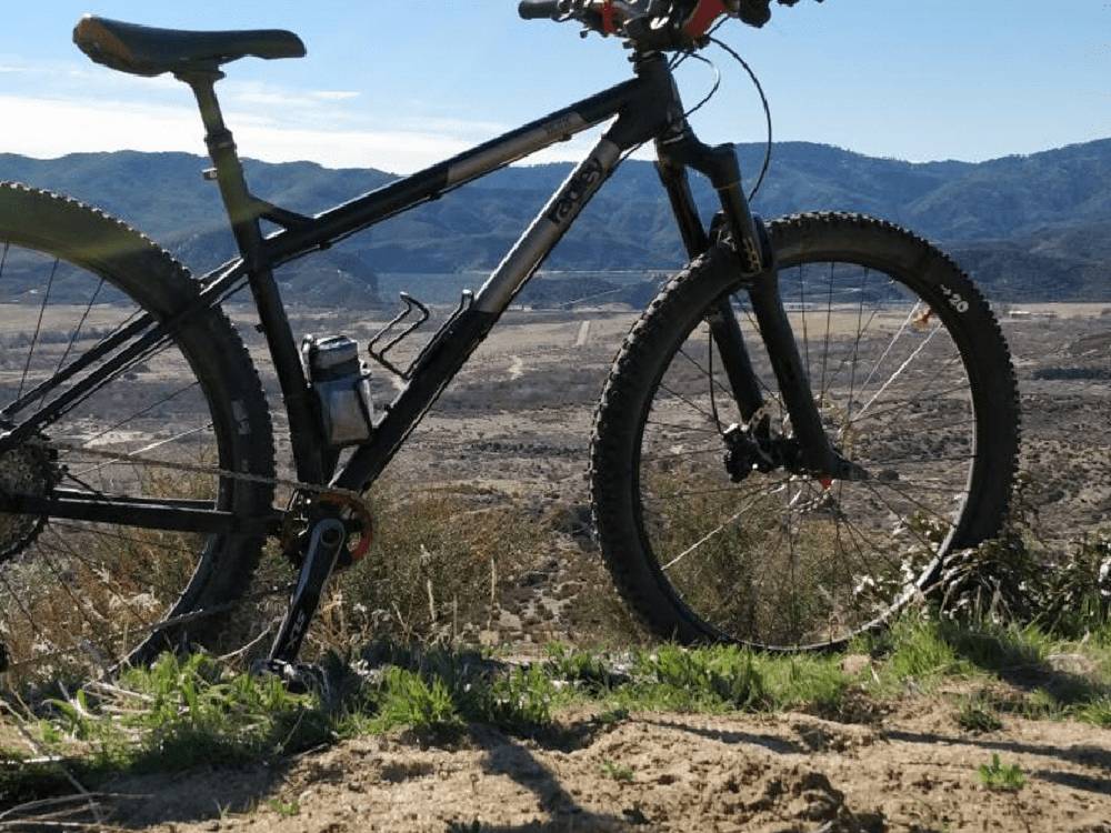Bicycle on trail