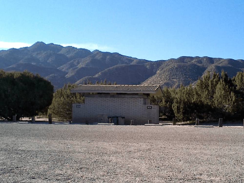 View of the restroom building