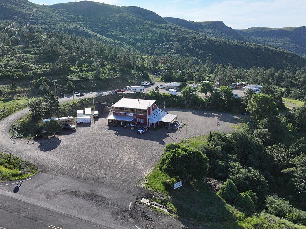 Aerial view of park at RATON PASS CAMP & CAFE