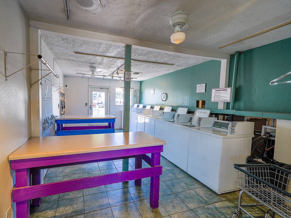 Laundry room at Desert's Edge RV Park