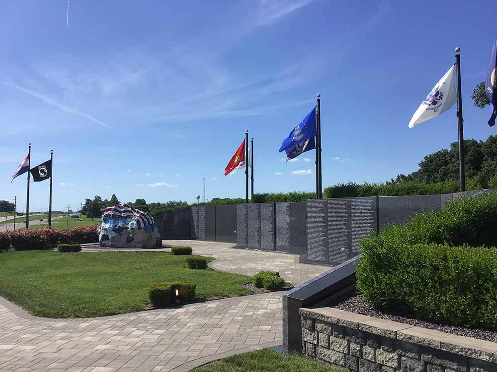 Cape Girardeau Freedom Rock Veterans Memorial nearby at CAPE CAMPING & RV PARK
