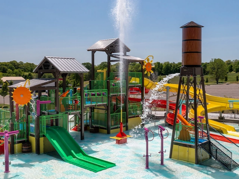 Water park at Yogi Bear's Jellystone Park Clay's Resort