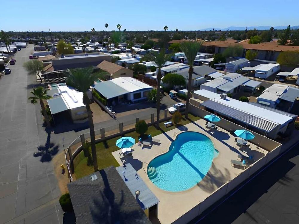 Aerial view of Glenhaven Estates