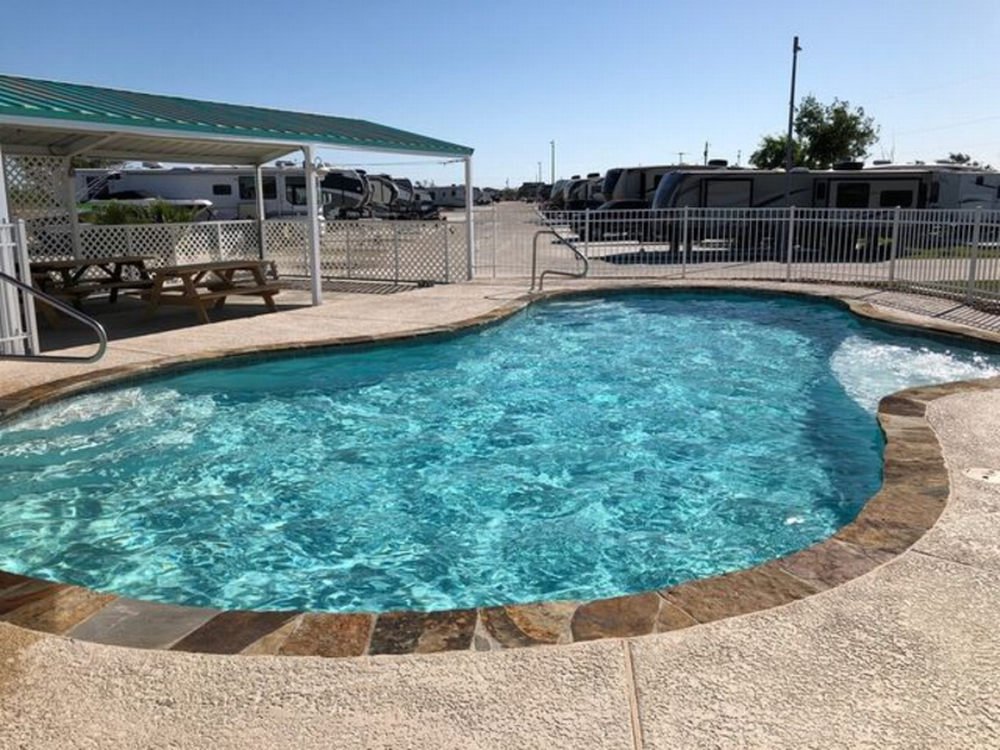 Pool at Copano Bay RV Resort